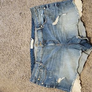 Torrid beaded hem shorts